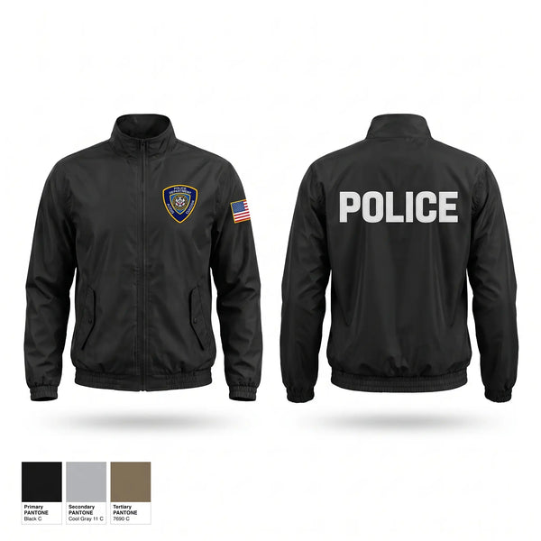 Windbreaker, Addis Police Department, Police, Teamtime, Team time, sublimation, custom sports apparel, team uniforms, spirit wear, spiritwear, sports uniforms, custom shirts, team store, custom team store, fundraiser sports, apparel fundraiser