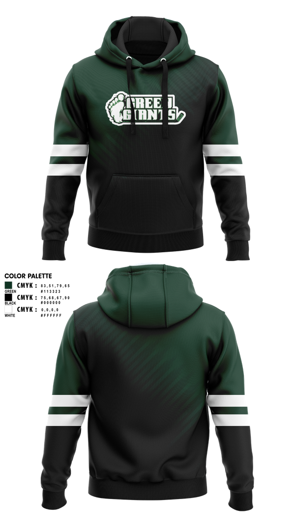 Hoodie, MN Green Giants, Ice Hockey, Teamtime, Team time, sublimation, custom sports apparel, team uniforms, spirit wear, spiritwear, sports uniforms, custom shirts, team store, custom team store, fundraiser sports, apparel fundraiser