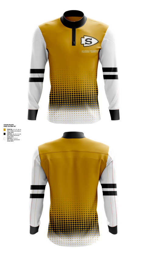 Quarter Zip Jacket, Sachem Varsity Gymnastics, Spirit Store, Teamtime, Team time, sublimation, custom sports apparel, team uniforms, spirit wear, spiritwear, sports uniforms, custom shirts, team store, custom team store, fundraiser sports, apparel fundraiser