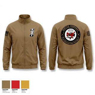Windbreaker, BATTLE COMPANY 1-508PIR, Army, Teamtime, Team time, sublimation, custom sports apparel, team uniforms, spirit wear, spiritwear, sports uniforms, custom shirts, team store, custom team store, fundraiser sports, apparel fundraiser