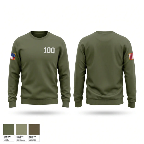 Crew Neck Sweatshirt, 100, National Guard, Teamtime, Team time, sublimation, custom sports apparel, team uniforms, spirit wear, spiritwear, sports uniforms, custom shirts, team store, custom team store, fundraiser sports, apparel fundraiser