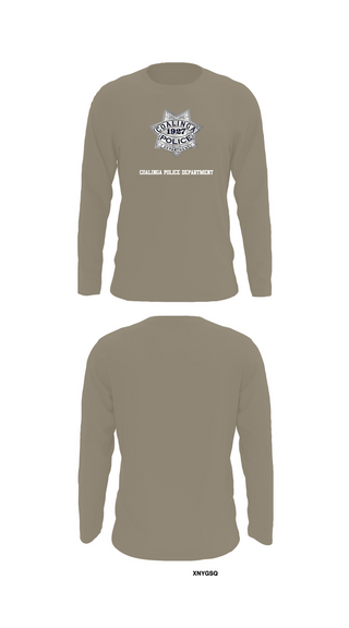 Long Sleeve Performance Shirt, Coalinga Police Department, Police, Teamtime, Team time, sublimation, custom sports apparel, team uniforms, spirit wear, spiritwear, sports uniforms, custom shirts, team store, custom team store, fundraiser sports, apparel fundraiser