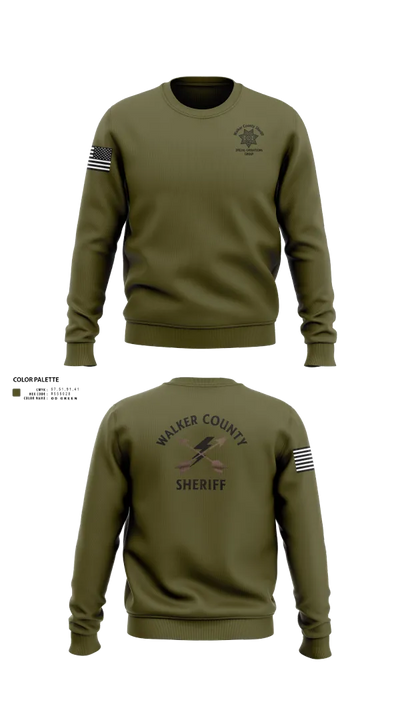 Walker County Sheriff SOG Team 13437344 Crew Neck Sweatshirt - 21
