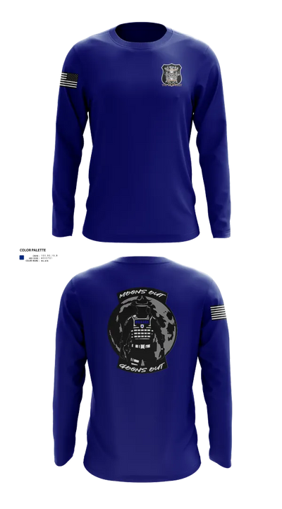 4th Precinct 85110542 Long Sleeve Performance Shirt 72
