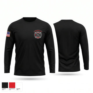 Long Sleeve Performance Shirt, Carsonville Fire & Rescue, Fire Department, Teamtime, Team time, sublimation, custom sports apparel, team uniforms, spirit wear, spiritwear, sports uniforms, custom shirts, team store, custom team store, fundraiser sports, apparel fundraiser
