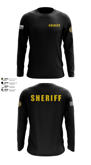 Long Sleeve Performance Shirt, JEFFERSON COUNTY SHERIFFS OFFICE, Police, Teamtime, Team time, sublimation, custom sports apparel, team uniforms, spirit wear, spiritwear, sports uniforms, custom shirts, team store, custom team store, fundraiser sports, apparel fundraiser