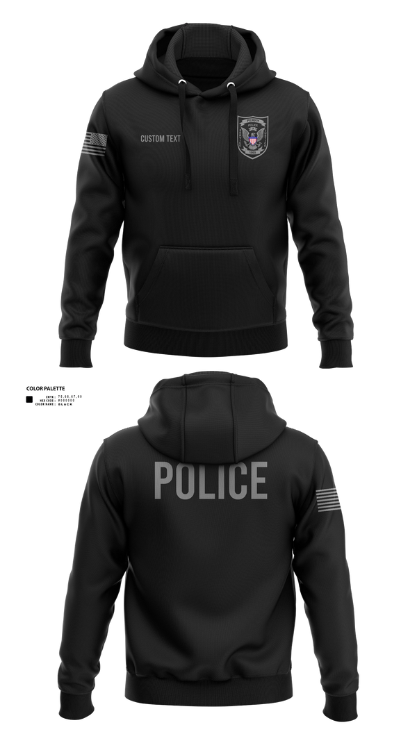 Hoodie, PERRY POLICE DEPARTMENT, Police, Teamtime, Team time, sublimation, custom sports apparel, team uniforms, spirit wear, spiritwear, sports uniforms, custom shirts, team store, custom team store, fundraiser sports, apparel fundraiser