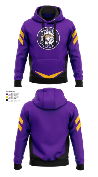 Hoodie, Onsted Wildcats, Baseball, Teamtime, Team time, sublimation, custom sports apparel, team uniforms, spirit wear, spiritwear, sports uniforms, custom shirts, team store, custom team store, fundraiser sports, apparel fundraiser