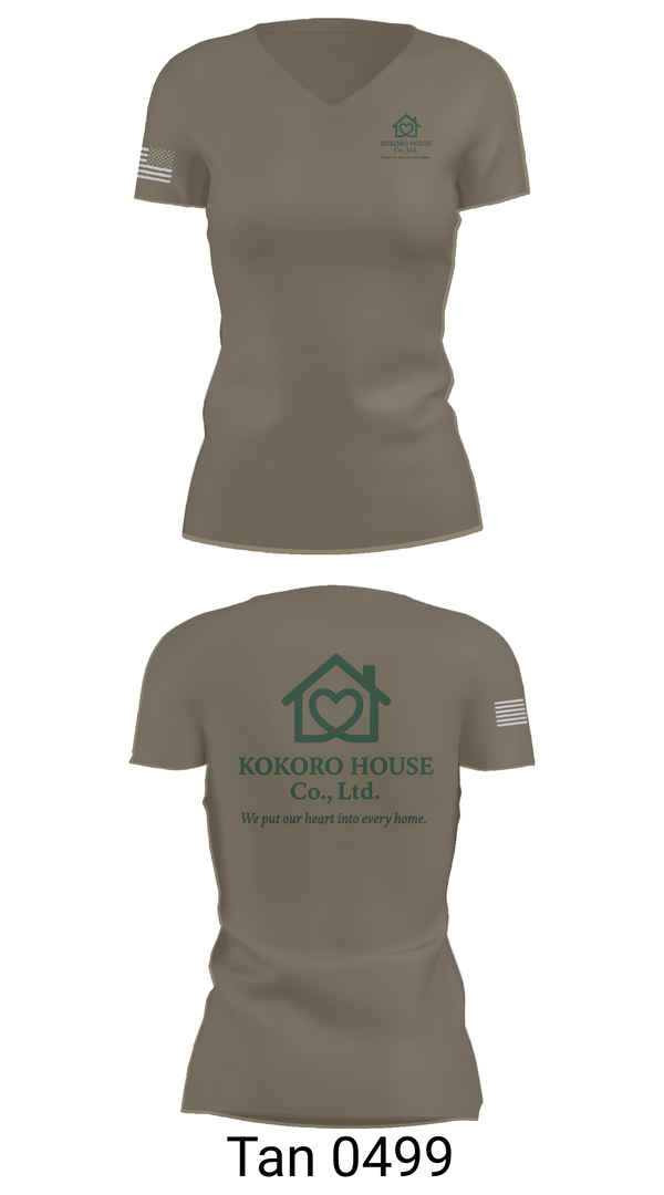 Womens Short Sleeve Vneck Shirt, KOKOROHOUSE, , Teamtime, Team time, sublimation, custom sports apparel, team uniforms, spirit wear, spiritwear, sports uniforms, custom shirts, team store, custom team store, fundraiser sports, apparel fundraiser