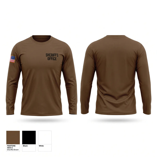 Long Sleeve Performance Shirt, Sheriff's Office, Police, Teamtime, Team time, sublimation, custom sports apparel, team uniforms, spirit wear, spiritwear, sports uniforms, custom shirts, team store, custom team store, fundraiser sports, apparel fundraiser