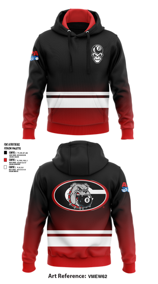 Hoodie, Georgia’s Bulldogs, Spirit Store, Teamtime, Team time, sublimation, custom sports apparel, team uniforms, spirit wear, spiritwear, sports uniforms, custom shirts, team store, custom team store, fundraiser sports, apparel fundraiser