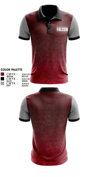 Short Sleeve Performance Polo, Soutch Central High School Falcons, Wrestling, Teamtime, Team time, sublimation, custom sports apparel, team uniforms, spirit wear, spiritwear, sports uniforms, custom shirts, team store, custom team store, fundraiser sports, apparel fundraiser