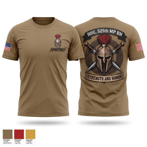 Old School Cotton Feel Shirt, HHC, 525 MP Detention BN, Army, Teamtime, Team time, sublimation, custom sports apparel, team uniforms, spirit wear, spiritwear, sports uniforms, custom shirts, team store, custom team store, fundraiser sports, apparel fundraiser