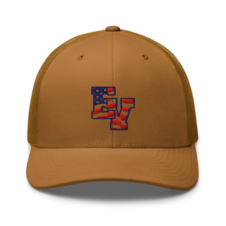Patriots Retro Trucker Hat | Yupoong 6606