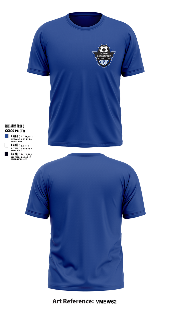 Short Sleeve Performance Shirt, North Chesapeake Football Club, Men's Soccer, Teamtime, Team time, sublimation, custom sports apparel, team uniforms, spirit wear, spiritwear, sports uniforms, custom shirts, team store, custom team store, fundraiser sports, apparel fundraiser