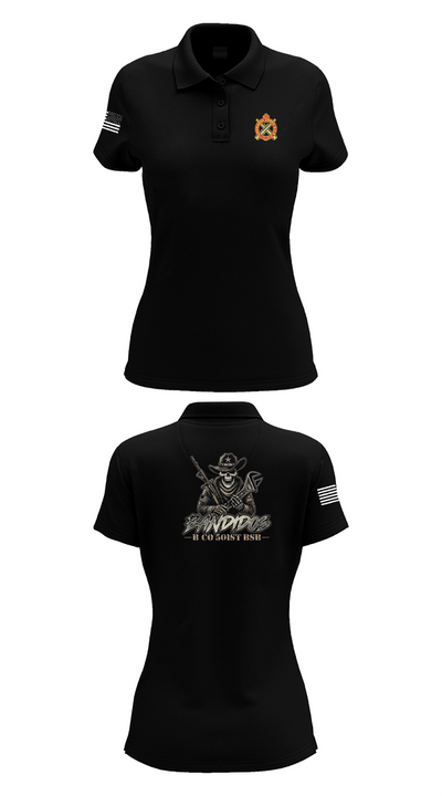 501st BSB, B Company 7979592 Women's Short Sleeve Performance Polo  - 35