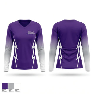 Womens Long Sleeve Vneck Shirt, Michael Lomsdalen, Wrestling, Teamtime, Team time, sublimation, custom sports apparel, team uniforms, spirit wear, spiritwear, sports uniforms, custom shirts, team store, custom team store, fundraiser sports, apparel fundraiser