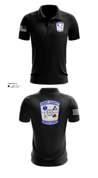 Short Sleeve Performance Polo, Surry County EMS, EMS/EMT, Teamtime, Team time, sublimation, custom sports apparel, team uniforms, spirit wear, spiritwear, sports uniforms, custom shirts, team store, custom team store, fundraiser sports, apparel fundraiser