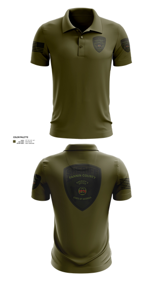 Short Sleeve Performance Polo, Fannin county  sheriff’s office, Police, Teamtime, Team time, sublimation, custom sports apparel, team uniforms, spirit wear, spiritwear, sports uniforms, custom shirts, team store, custom team store, fundraiser sports, apparel fundraiser