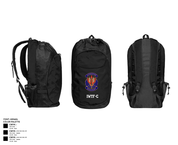 Gear Bag, IWTF-C, Air Force, Teamtime, Team time, sublimation, custom sports apparel, team uniforms, spirit wear, spiritwear, sports uniforms, custom shirts, team store, custom team store, fundraiser sports, apparel fundraiser