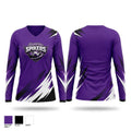 Somerton spikers Women's Long Sleeve V-neck Shirt - 1