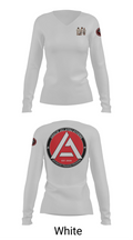 Gracie JiuJitsu Athens 70978792 Women's Long Sleeve V-neck Shirt - 16
