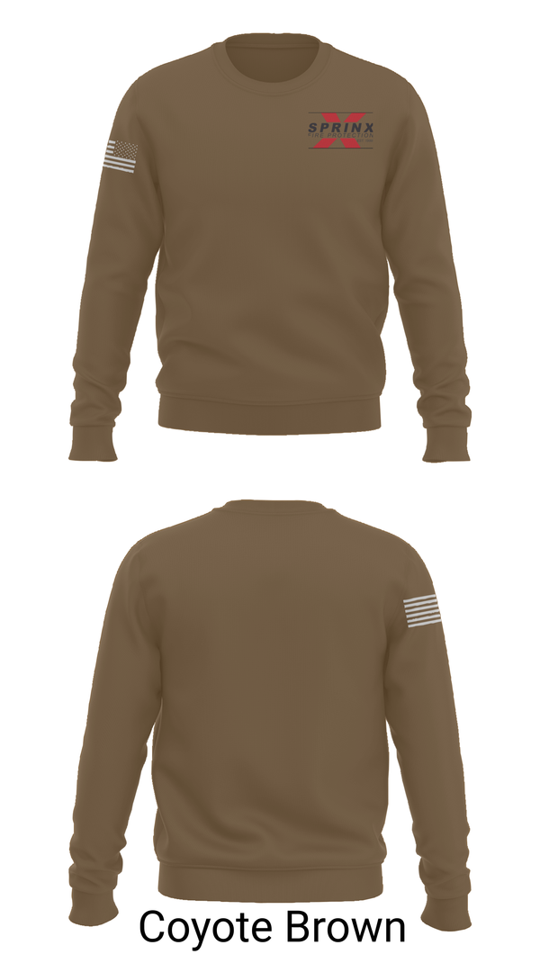 Crew Neck Sweatshirt, SPRINX FIRE PROTECTION, , Teamtime, Team time, sublimation, custom sports apparel, team uniforms, spirit wear, spiritwear, sports uniforms, custom shirts, team store, custom team store, fundraiser sports, apparel fundraiser
