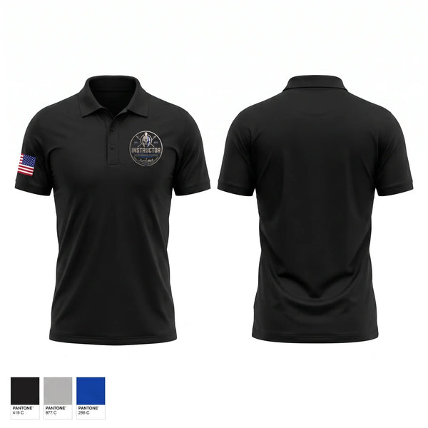 Short Sleeve Performance Polo, SAC Police Instructor, Police, Teamtime, Team time, sublimation, custom sports apparel, team uniforms, spirit wear, spiritwear, sports uniforms, custom shirts, team store, custom team store, fundraiser sports, apparel fundraiser