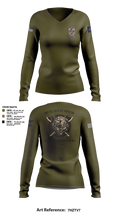 Co A, 1st-160th INF, 79th IBCT 97835057 Women's Long Sleeve V-neck Shirt - 11
