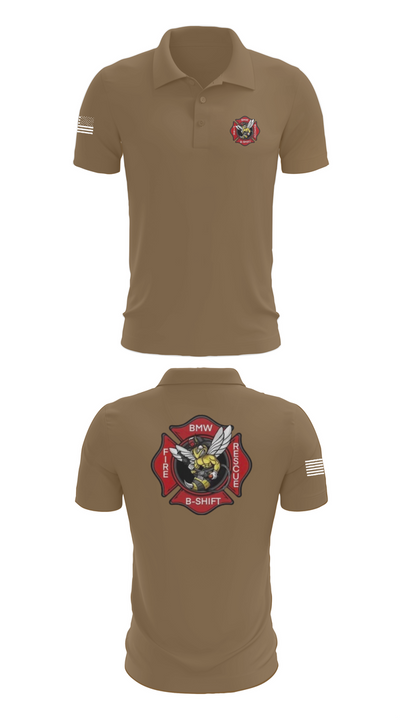 B-Shift 61265399 Short Sleeve Performance Polo - 7