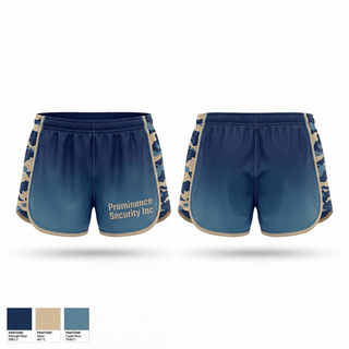 Womens Shorts, Prominence Security Inc, , Teamtime, Team time, sublimation, custom sports apparel, team uniforms, spirit wear, spiritwear, sports uniforms, custom shirts, team store, custom team store, fundraiser sports, apparel fundraiser