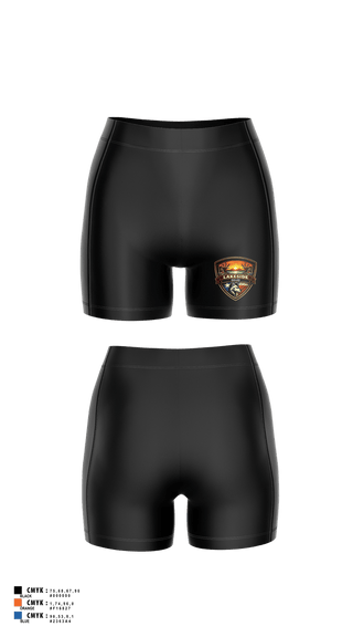 Womens Compression Shorts, Lakeside Dojo, , Teamtime, Team time, sublimation, custom sports apparel, team uniforms, spirit wear, spiritwear, sports uniforms, custom shirts, team store, custom team store, fundraiser sports, apparel fundraiser