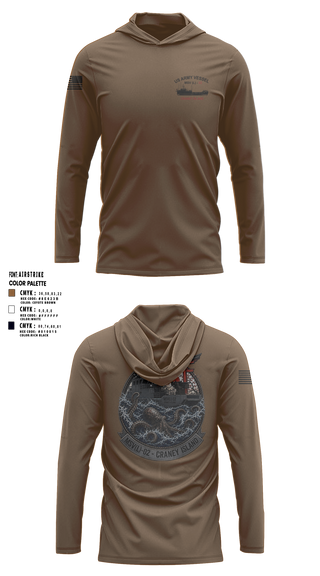 Long Sleeve Performance Shirt with hood, MSV, Army, Teamtime, Team time, sublimation, custom sports apparel, team uniforms, spirit wear, spiritwear, sports uniforms, custom shirts, team store, custom team store, fundraiser sports, apparel fundraiser