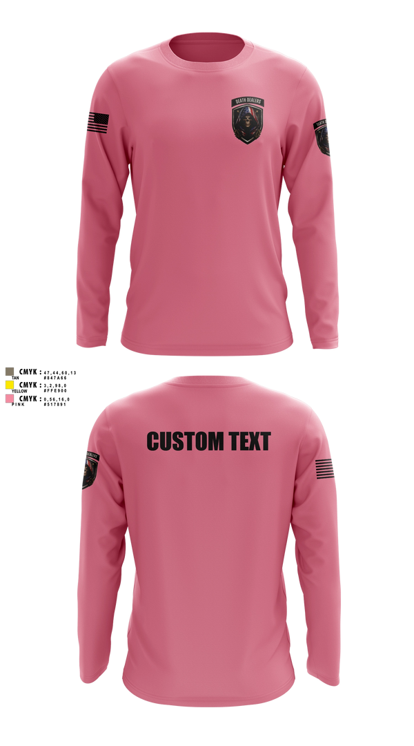 Long Sleeve Performance Shirt, Death DealersDeath Dealers Airsoft, Spirit Store, Teamtime, Team time, sublimation, custom sports apparel, team uniforms, spirit wear, spiritwear, sports uniforms, custom shirts, team store, custom team store, fundraiser sports, apparel fundraiser