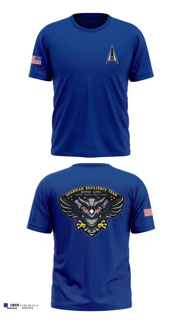 Old School Cotton Feel Shirt, Guardian Resilience Team, Space Force, Teamtime, Team time, sublimation, custom sports apparel, team uniforms, spirit wear, spiritwear, sports uniforms, custom shirts, team store, custom team store, fundraiser sports, apparel fundraiser