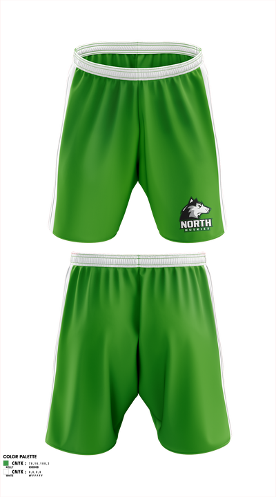 North Huskies Athletic Shorts With Pockets - 2