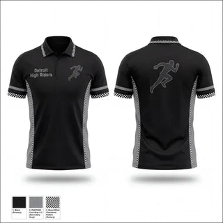 Short Sleeve Performance Polo, Detroit High Riders, , Teamtime, Team time, sublimation, custom sports apparel, team uniforms, spirit wear, spiritwear, sports uniforms, custom shirts, team store, custom team store, fundraiser sports, apparel fundraiser