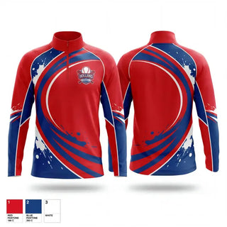 Quarter Zip Jacket, Holland Athletic Association, Softball, Teamtime, Team time, sublimation, custom sports apparel, team uniforms, spirit wear, spiritwear, sports uniforms, custom shirts, team store, custom team store, fundraiser sports, apparel fundraiser