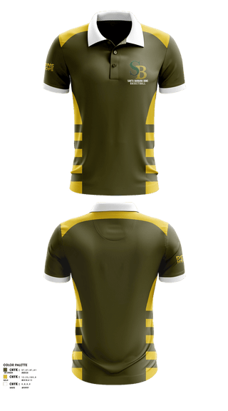Short Sleeve Performance Polo, Santa Barbara Dons, Men's Basketball, Teamtime, Team time, sublimation, custom sports apparel, team uniforms, spirit wear, spiritwear, sports uniforms, custom shirts, team store, custom team store, fundraiser sports, apparel fundraiser