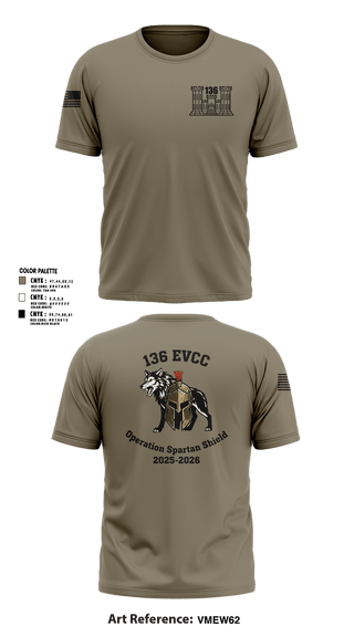 Short Sleeve Performance Shirt, 136 EVCC, Army, Teamtime, Team time, sublimation, custom sports apparel, team uniforms, spirit wear, spiritwear, sports uniforms, custom shirts, team store, custom team store, fundraiser sports, apparel fundraiser
