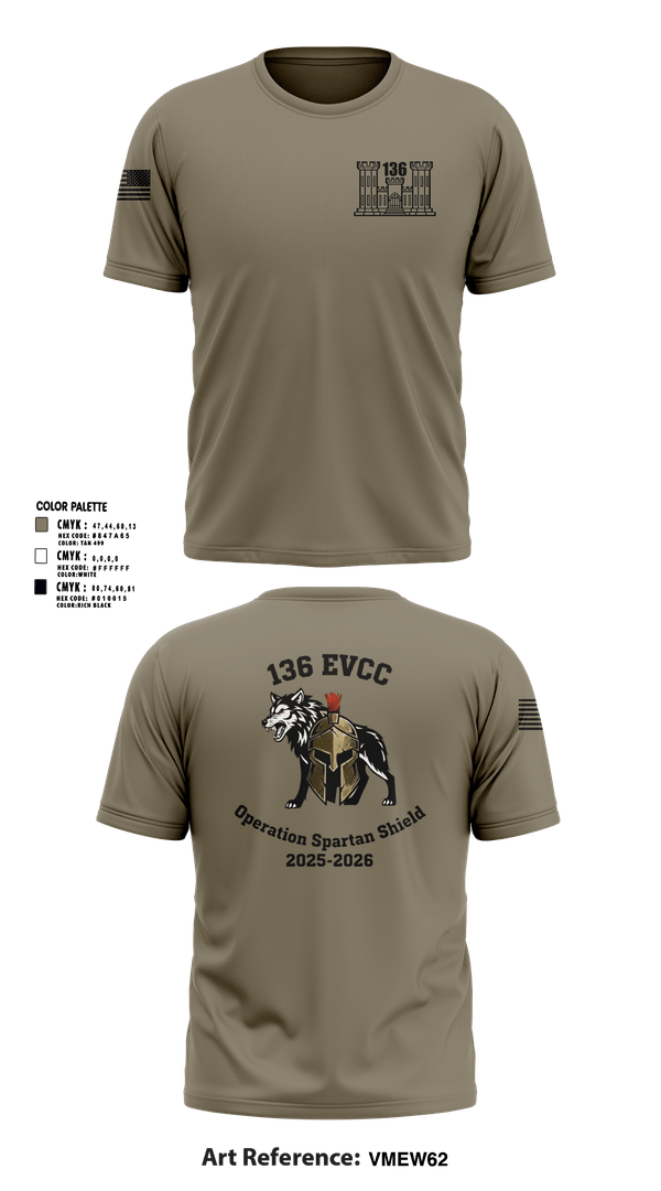 Short Sleeve Performance Shirt, 136 EVCC, Army, Teamtime, Team time, sublimation, custom sports apparel, team uniforms, spirit wear, spiritwear, sports uniforms, custom shirts, team store, custom team store, fundraiser sports, apparel fundraiser
