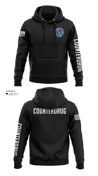 Hoodie, New York Counterdrug Task Force, Police, Teamtime, Team time, sublimation, custom sports apparel, team uniforms, spirit wear, spiritwear, sports uniforms, custom shirts, team store, custom team store, fundraiser sports, apparel fundraiser