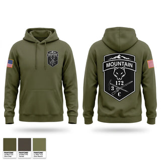 Hoodie, C-CO 3/172 INF MTN, National Guard, Teamtime, Team time, sublimation, custom sports apparel, team uniforms, spirit wear, spiritwear, sports uniforms, custom shirts, team store, custom team store, fundraiser sports, apparel fundraiser