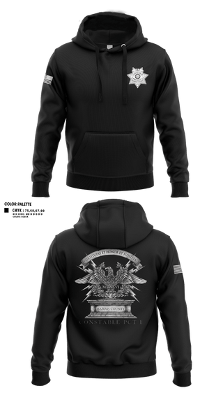 Hoodie, Harris county pct 1 swat, Police, Teamtime, Team time, sublimation, custom sports apparel, team uniforms, spirit wear, spiritwear, sports uniforms, custom shirts, team store, custom team store, fundraiser sports, apparel fundraiser