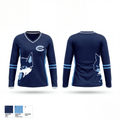 Clarksburg High School 73944874 Women's Long Sleeve V-neck Shirt - 2
