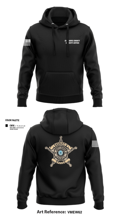 Jeff Davis County Sheriff’s Office 26513372 Hoodie - 2