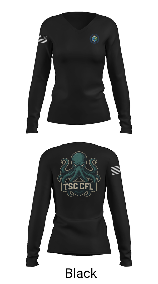 Womens Long Sleeve Vneck Shirt, Tsc cfl, , Teamtime, Team time, sublimation, custom sports apparel, team uniforms, spirit wear, spiritwear, sports uniforms, custom shirts, team store, custom team store, fundraiser sports, apparel fundraiser