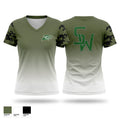 South Walton Hawks Women's Short Sleeve V-neck Shirt - 1