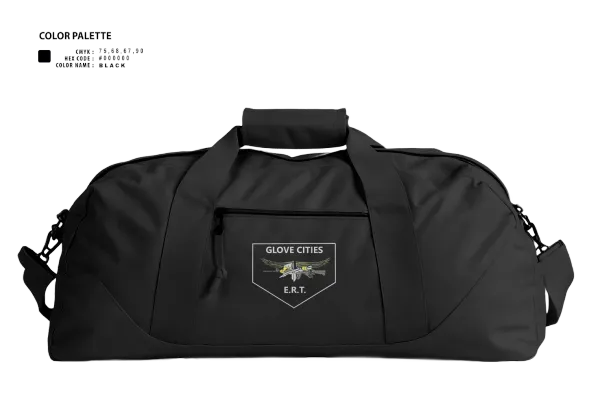 Duffle Bag, Glove Cities ERT, , Teamtime, Team time, sublimation, custom sports apparel, team uniforms, spirit wear, spiritwear, sports uniforms, custom shirts, team store, custom team store, fundraiser sports, apparel fundraiser