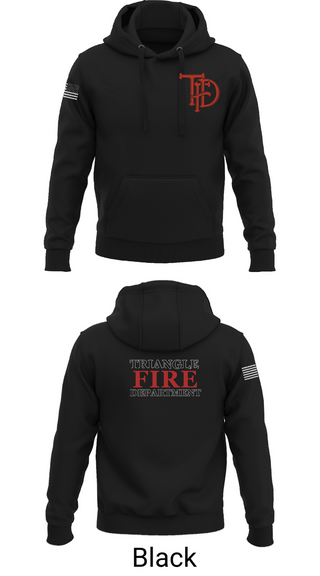 Hoodie, Triangle Fire Department, Fire Department, Teamtime, Team time, sublimation, custom sports apparel, team uniforms, spirit wear, spiritwear, sports uniforms, custom shirts, team store, custom team store, fundraiser sports, apparel fundraiser